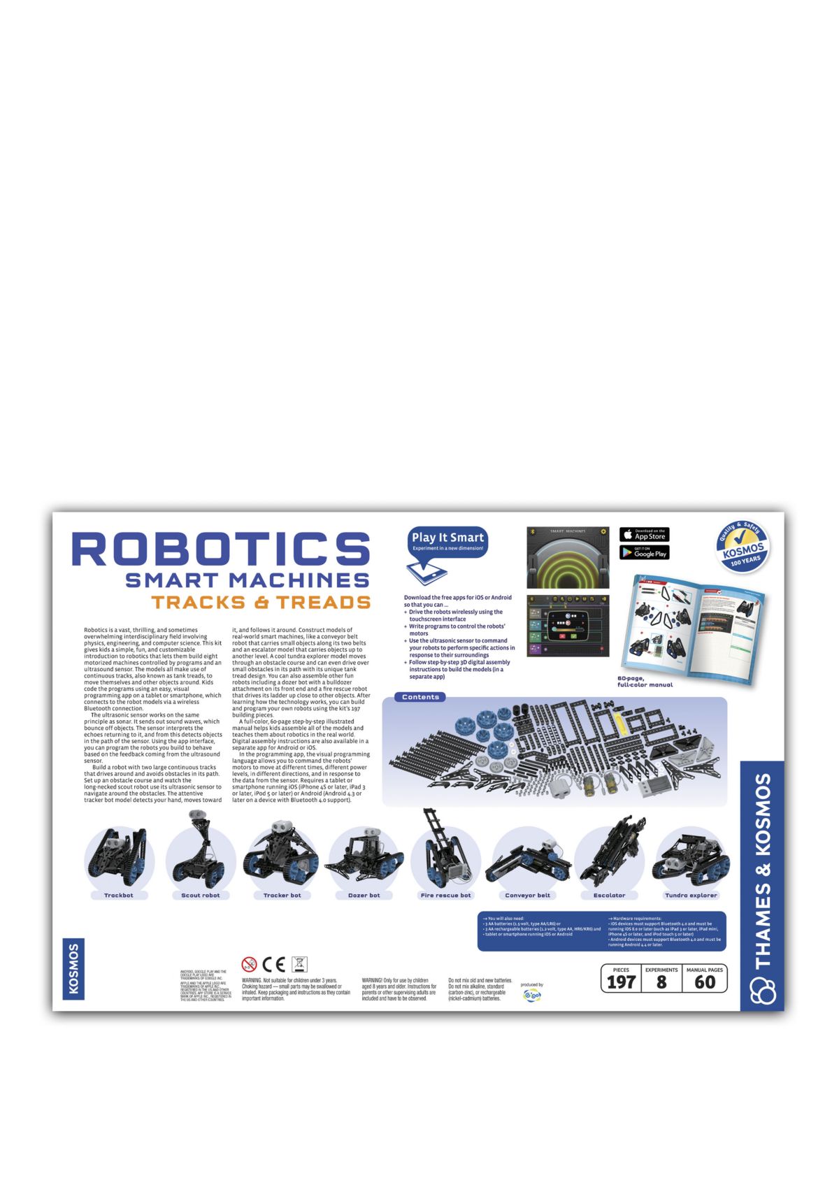 Robotics Smart Machines Tracks and Treads Experiment Kit