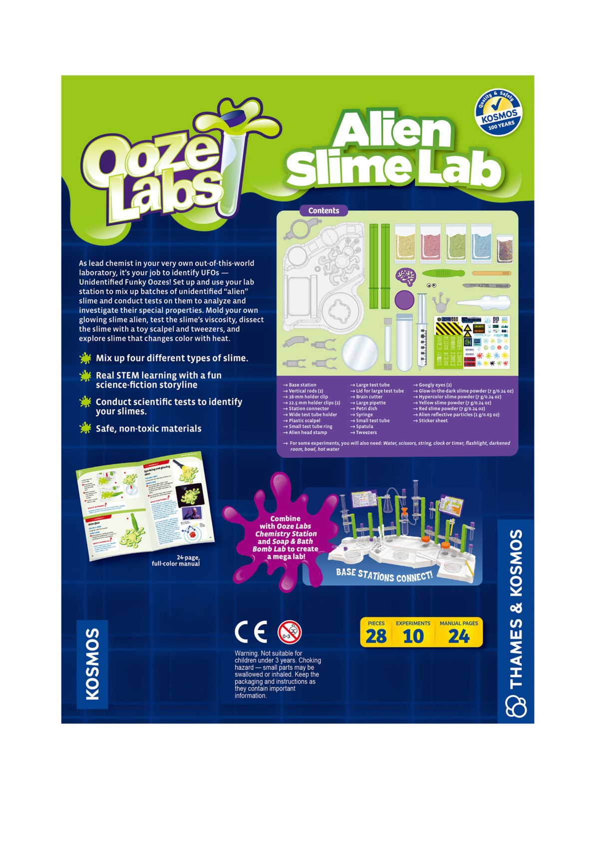 Ooze Labs Alien Slime Lab STEM Experiment Kit