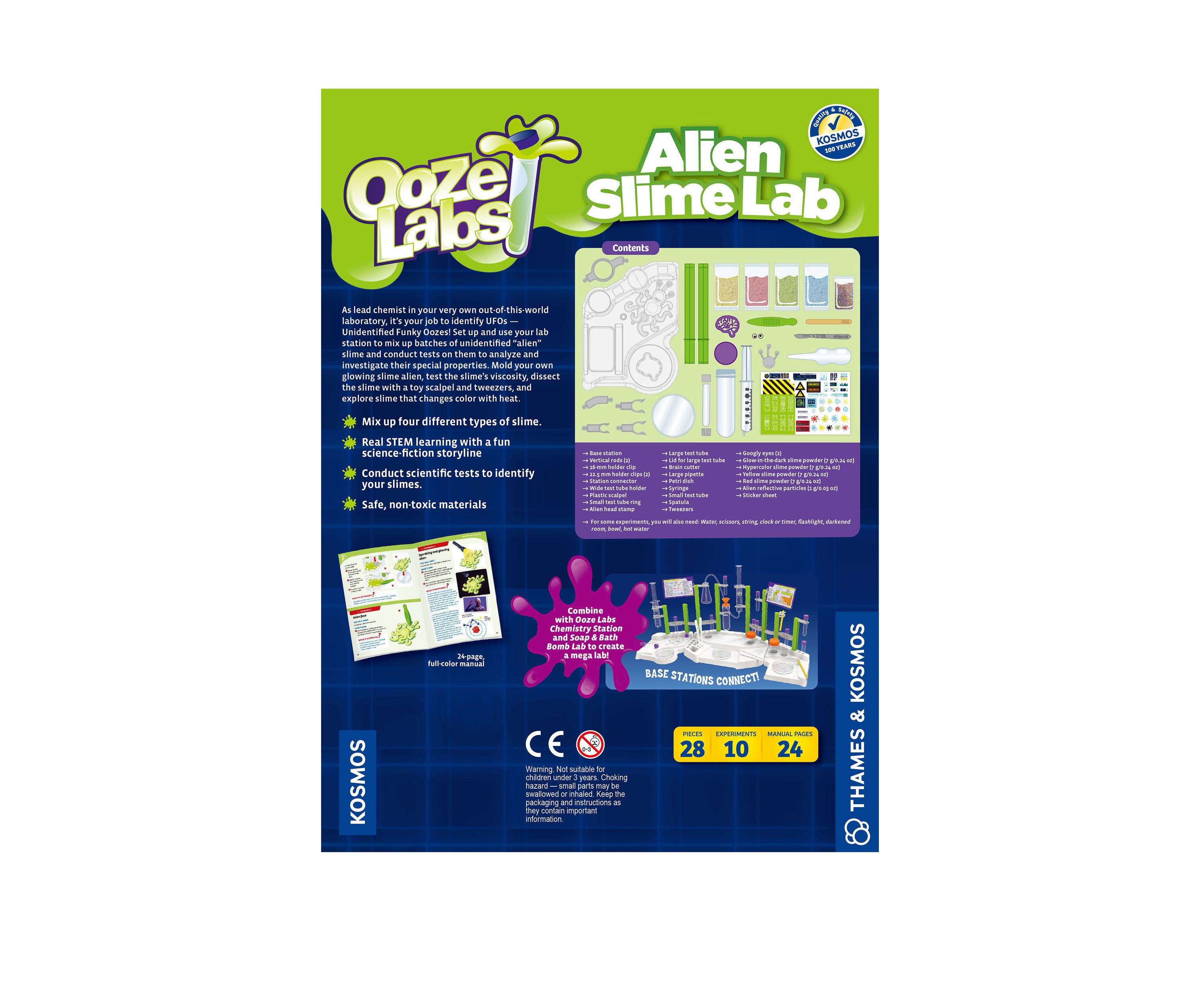 Ooze Labs Alien Slime Lab STEM Experiment Kit