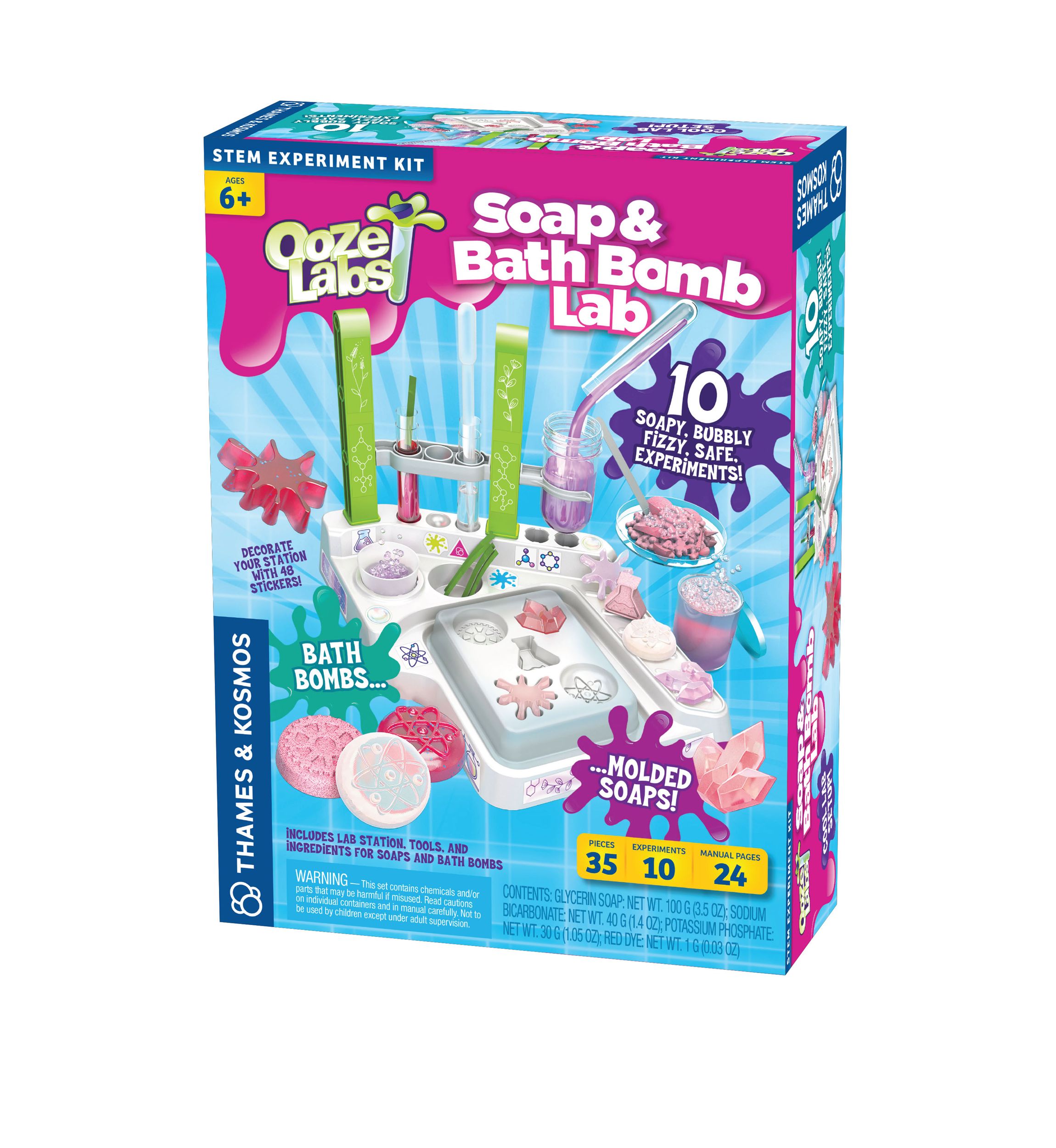 Ooze Labs: Soap and Bath Bomb Lab STEM Experiment Kit