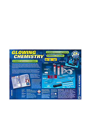 22 Chem Experiments with UV Light Thames & Kosmos Glowing Chemistry Science Kit 