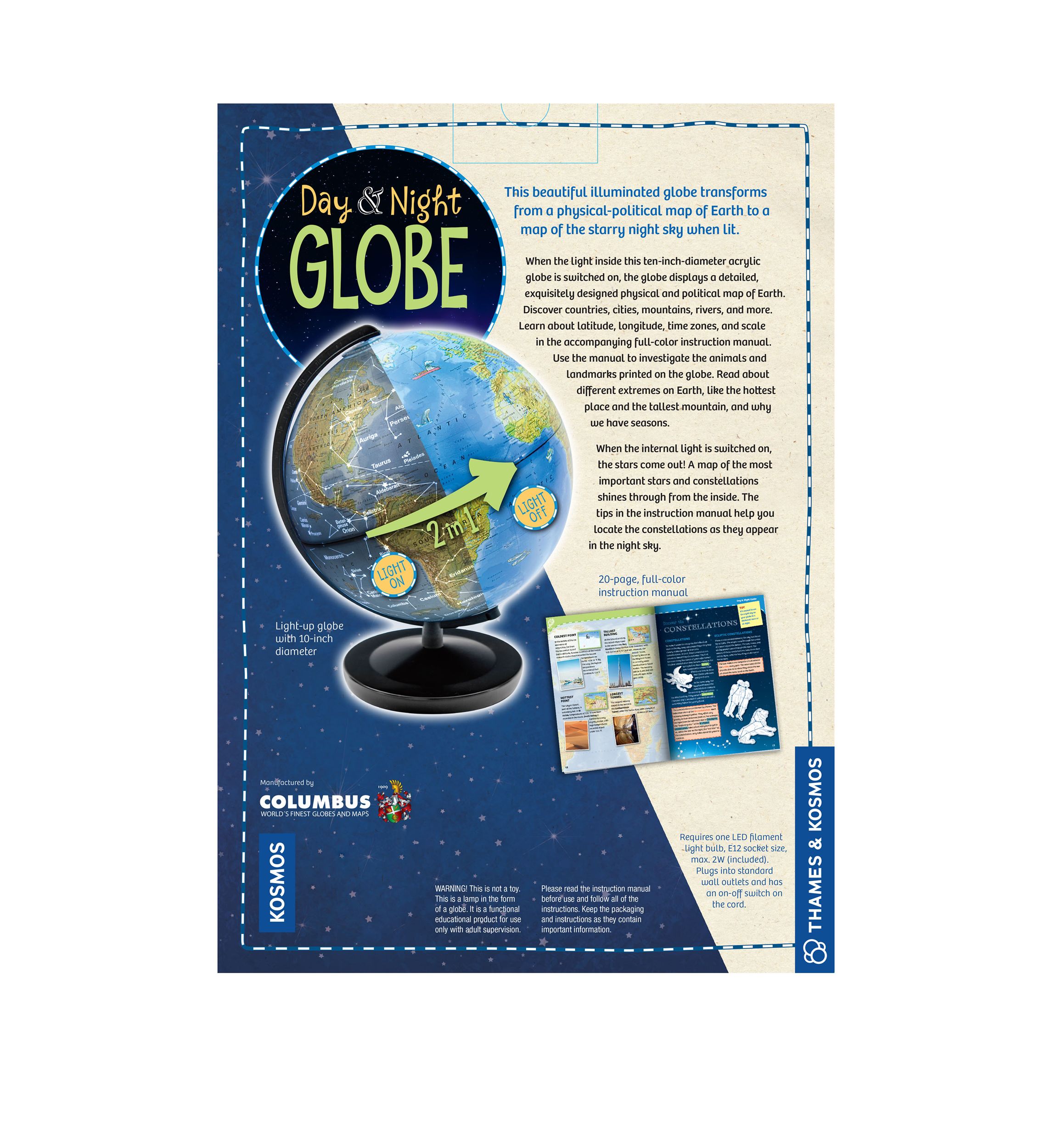 Day and Night Globe
