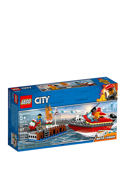 for sale online 60213 LEGO City Dock Side Fire Set 