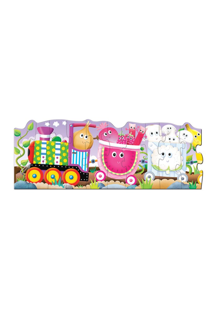 Puzzle Doubles - Giant Colors and Shapes Train Floor Puzzles