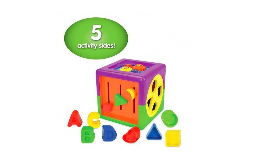 Early Learning – My First Activity Cube – Baby & Toddler Toys & Gifts for Boys & Girls Ages 12 Months and Up