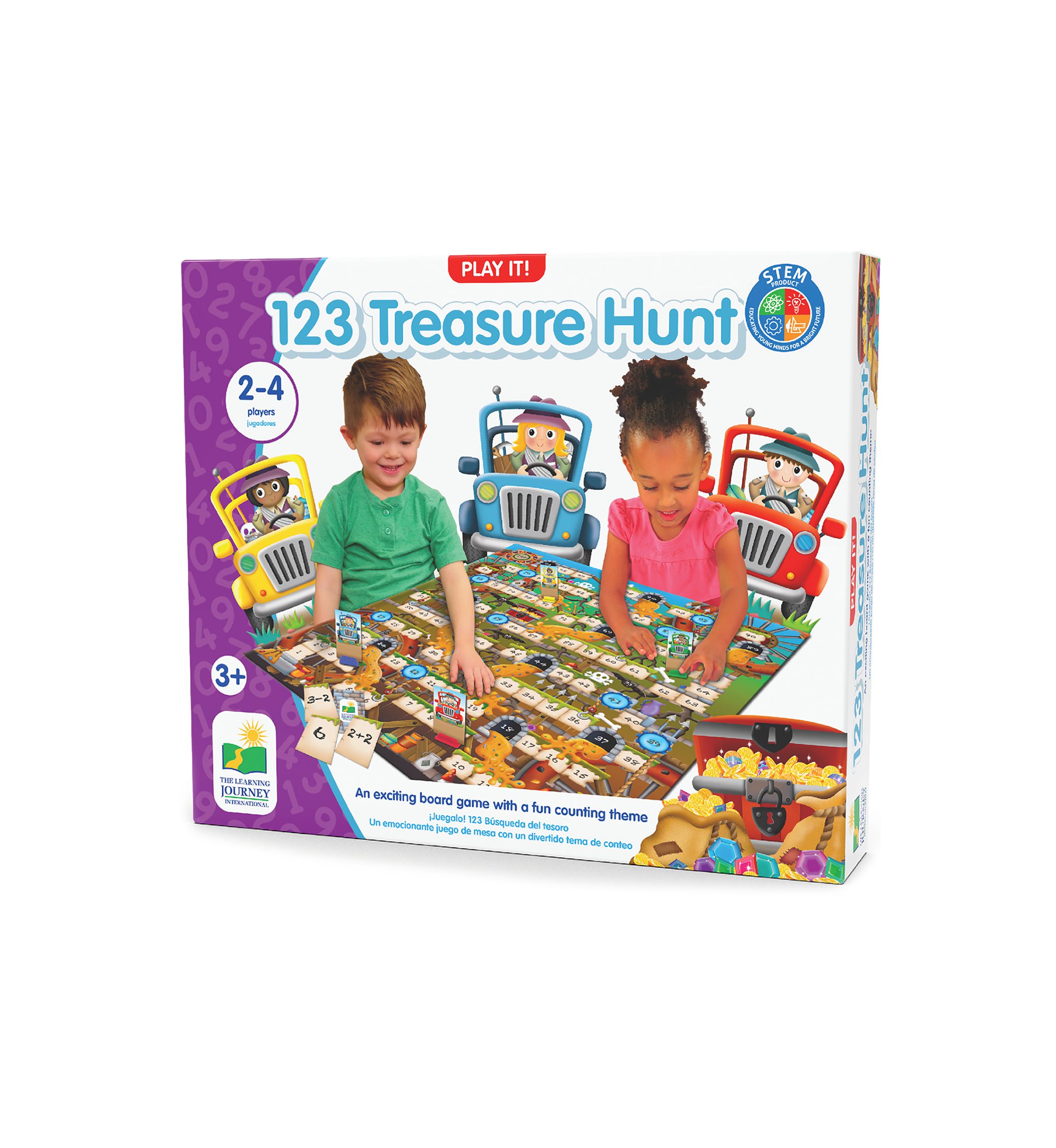 Play It! 123 Treasure Hunt – Preschool Games & Gifts for Boys & Girls Ages 3 Years and Up – Award Winning Toy