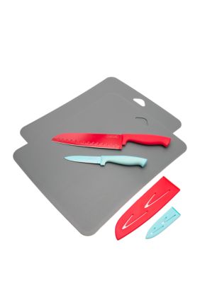 Cooks Tools 6 Piece Board And Knife Set Belk