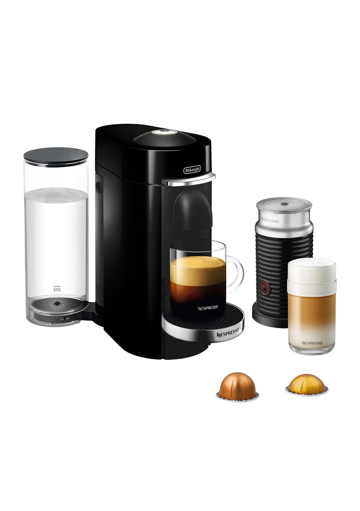 VertuoPlus Deluxe Coffee and Espresso Machine and Aeroccino Milk Frother