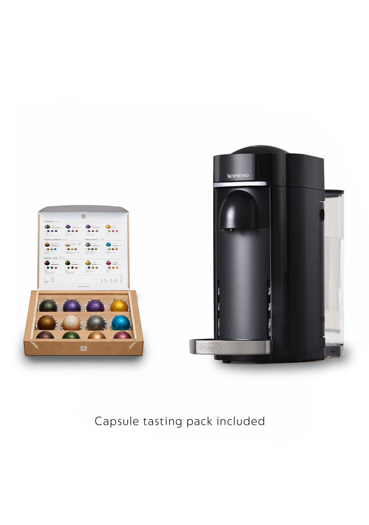 VertuoPlus Deluxe Coffee and Espresso Machine and Aeroccino Milk Frother