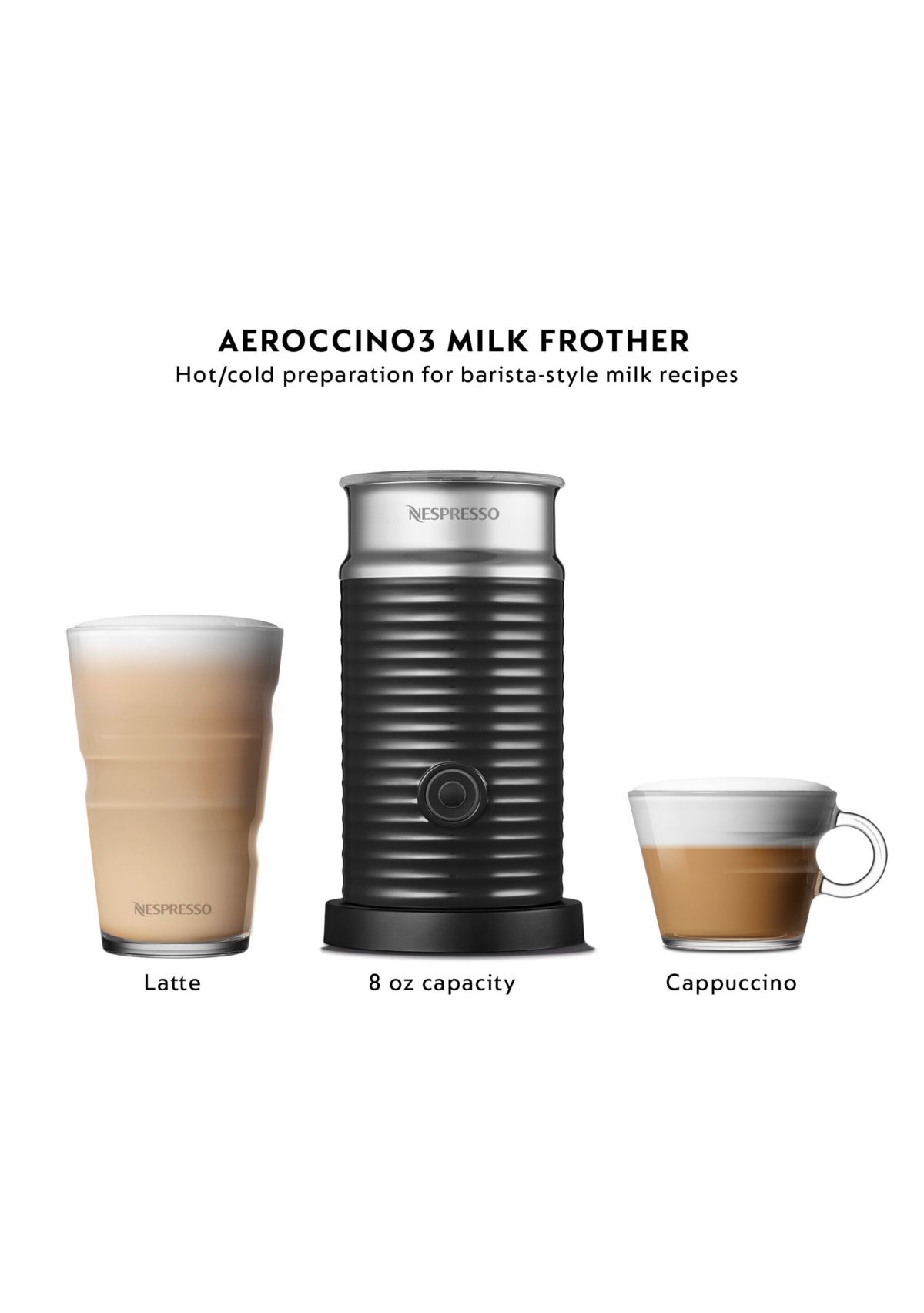 VertuoPlus Deluxe Coffee and Espresso Machine and Aeroccino Milk Frother