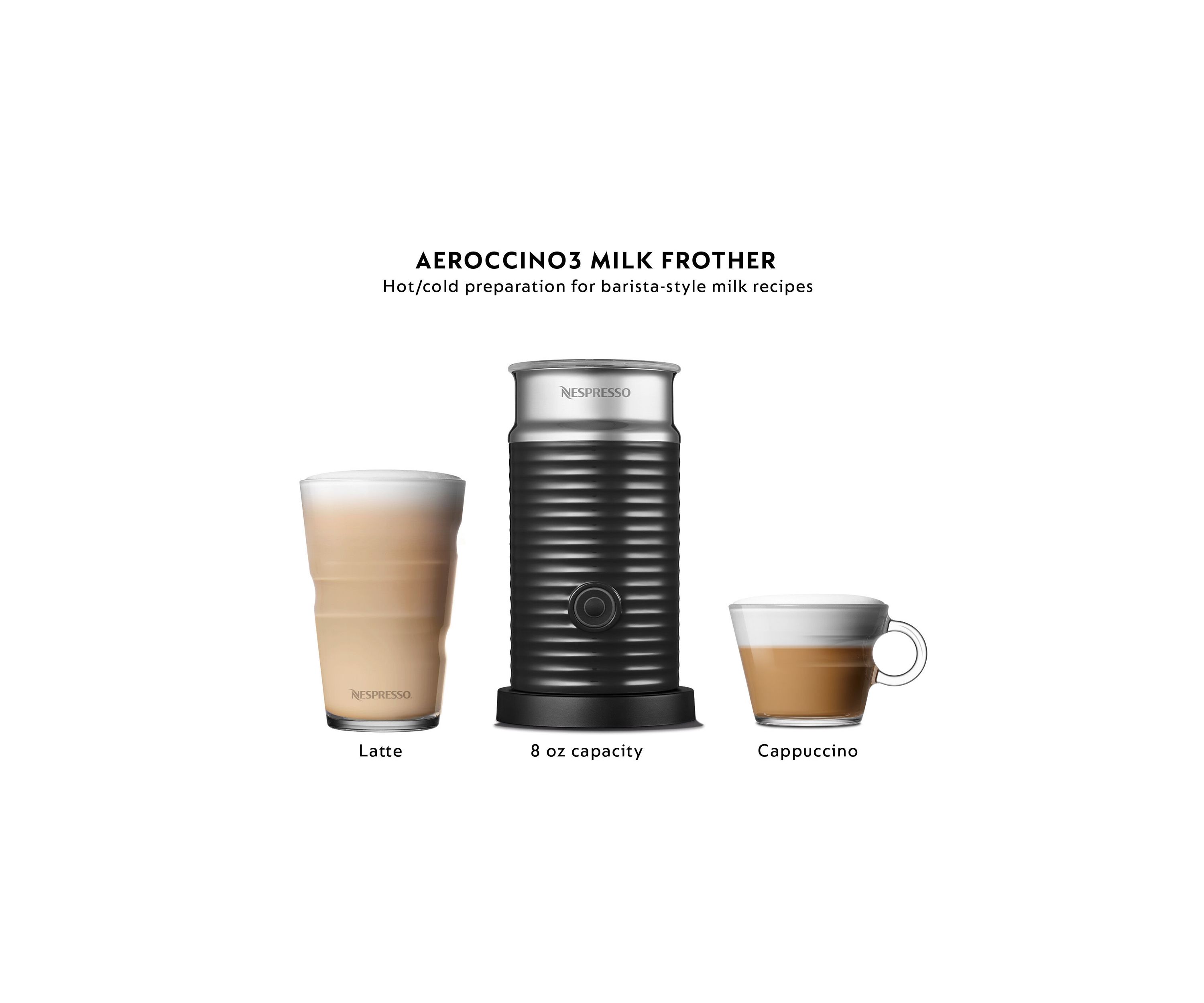 VertuoPlus Deluxe Coffee and Espresso Machine and Aeroccino Milk Frother