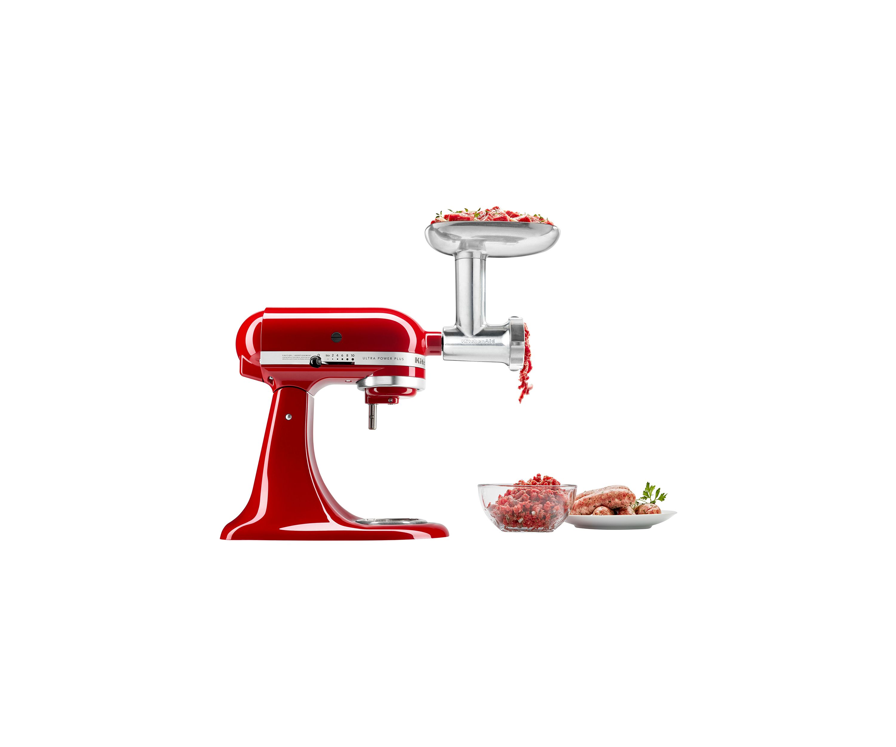 Metal Food Grinder Attachment & Sausage Maker Kit for KitchenAid® Stand Mixers