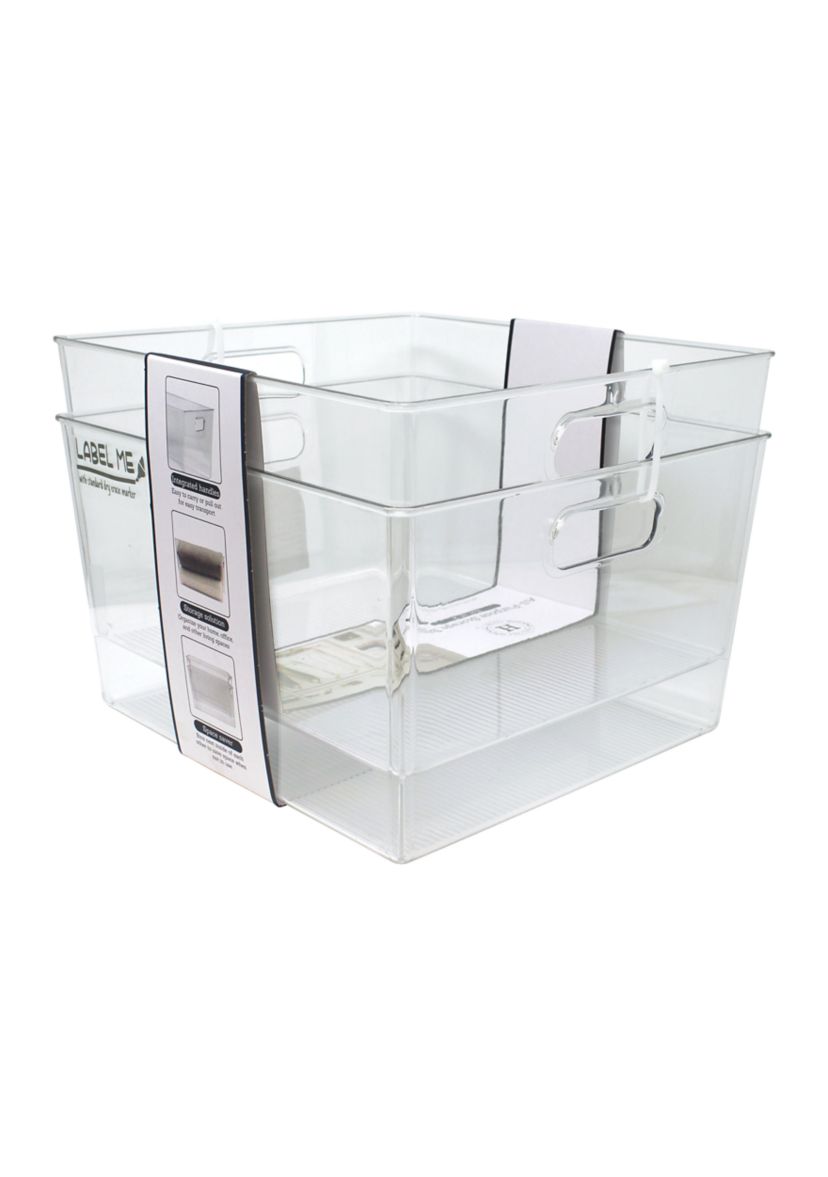 Modern All Purpose Storage Bins - Set of 2