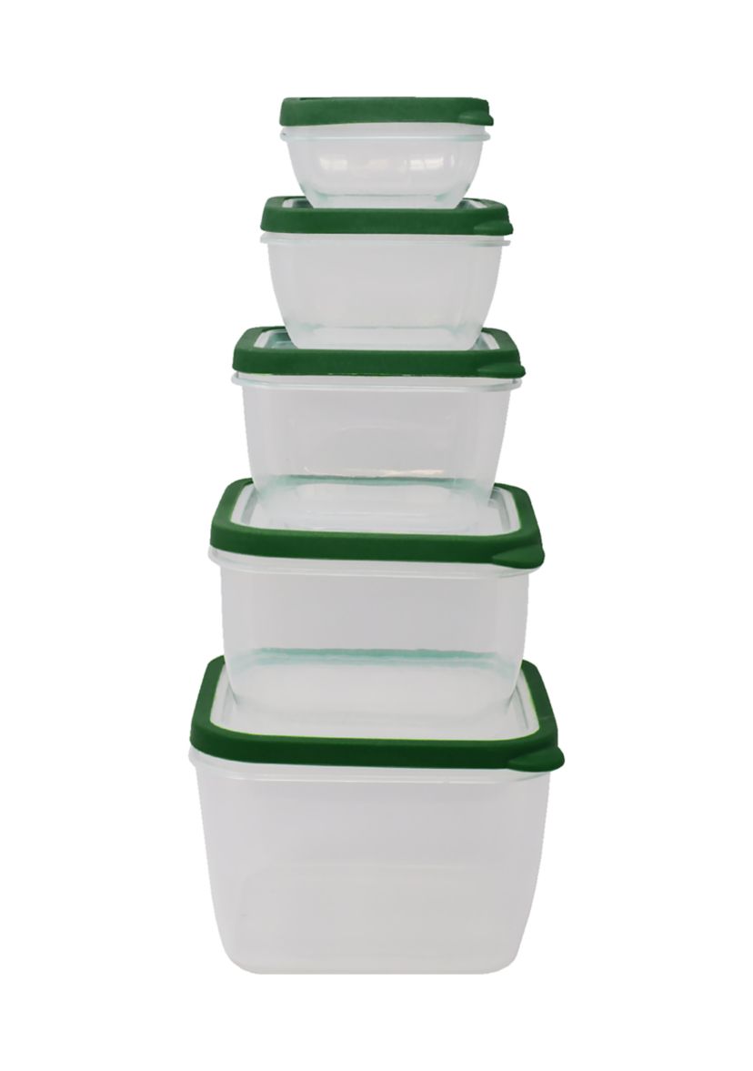 10-Piece Square Vented Nesting Storage Set