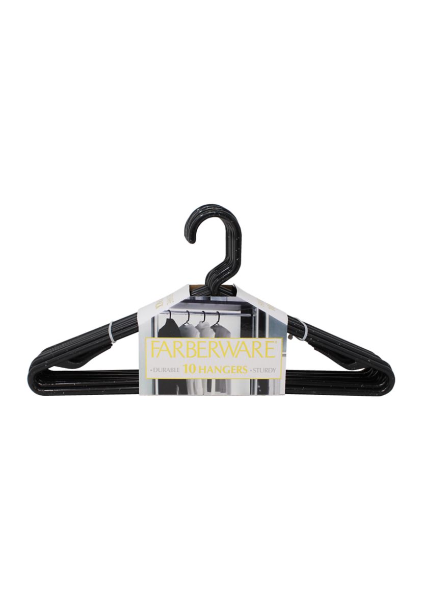 Set of 20  Granite look Hangers Black:No Size:BLACK