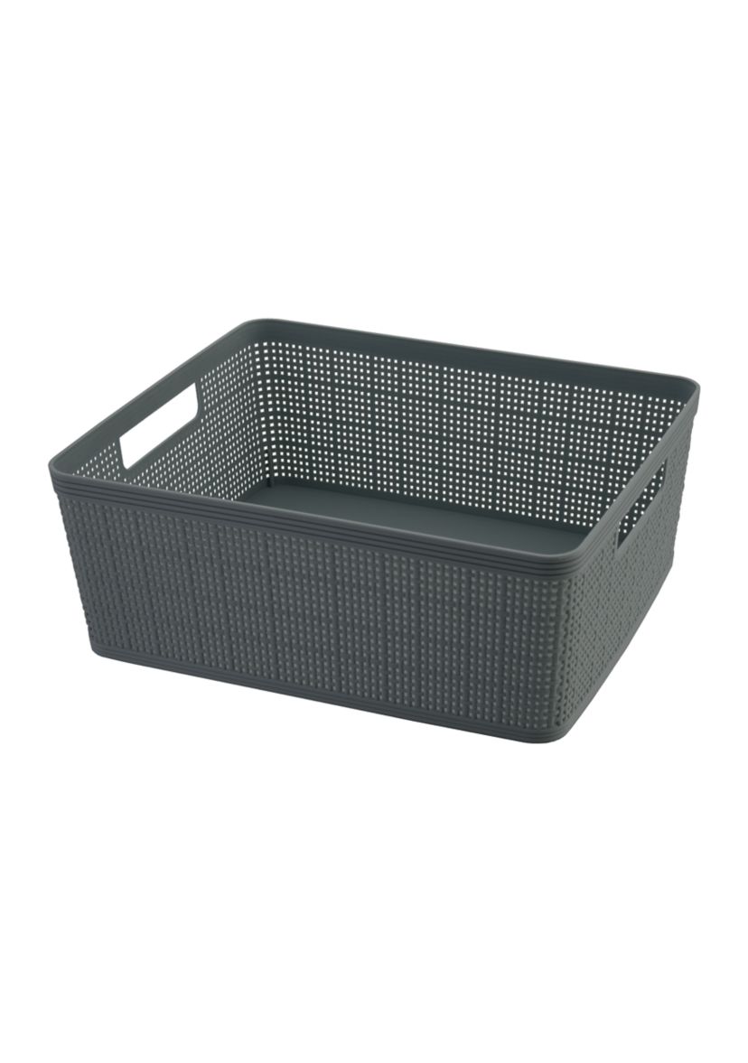 Set of 2 Shallow Large Baskets
