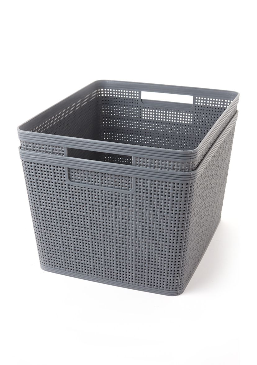 Set of 2 Organization Bins 