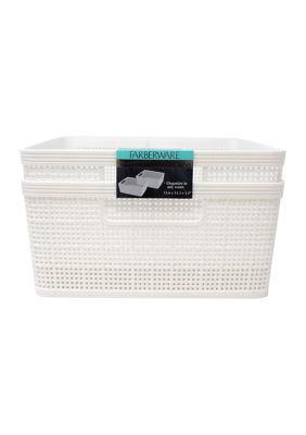 Kitcheniva Flatware Storage Chest With Clear Lid Fabric Container