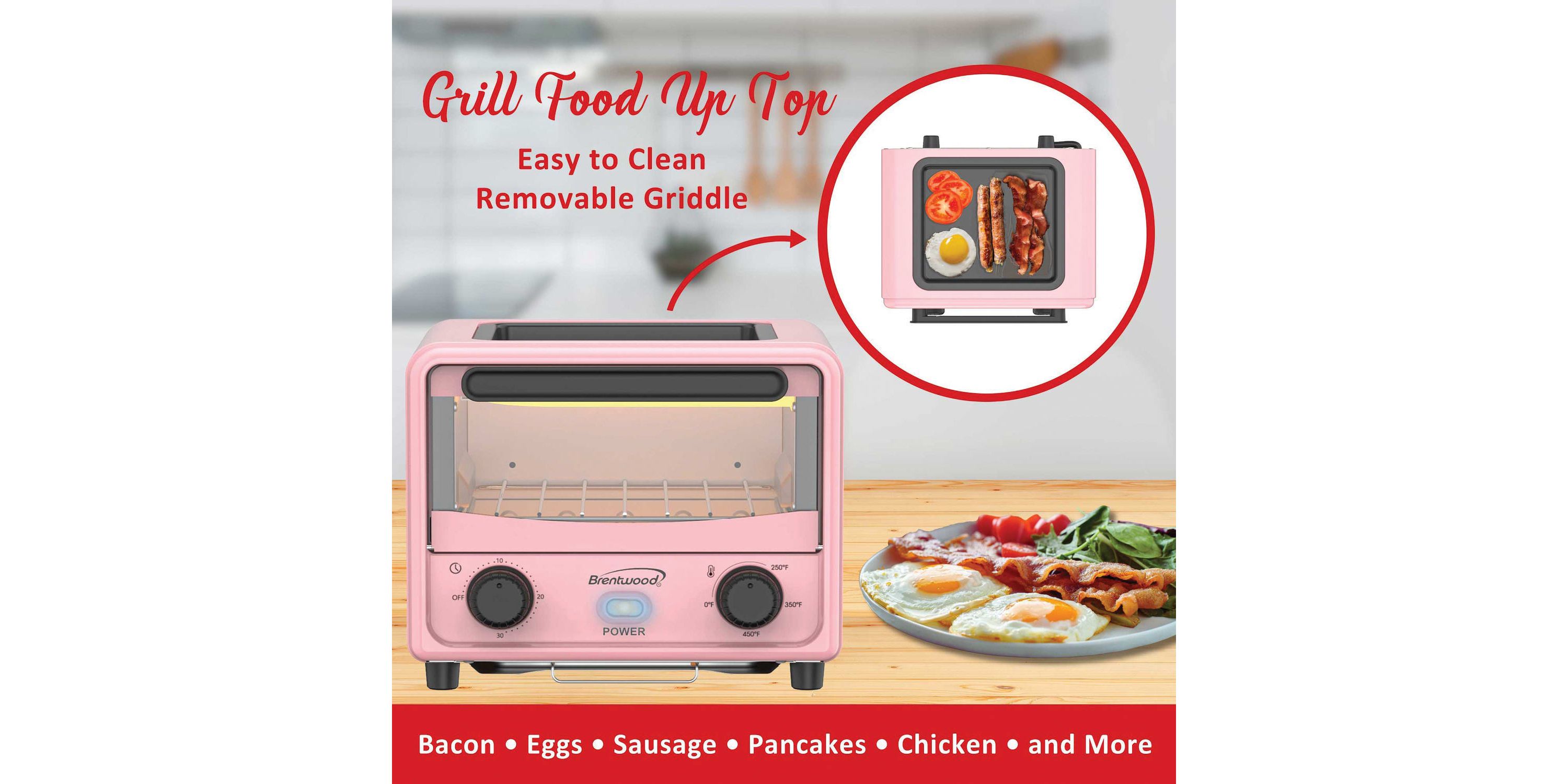 500-Watt Stainless Steel Mini Toaster Oven