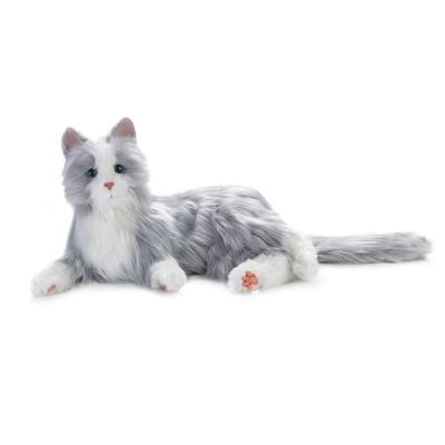 Joy For All Companion Pets Companion Pet (Silver With White Mittens Cat)