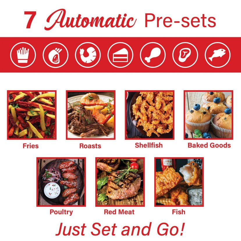 4-Qt. 1,400-Watt Electric Digital Air Fryer