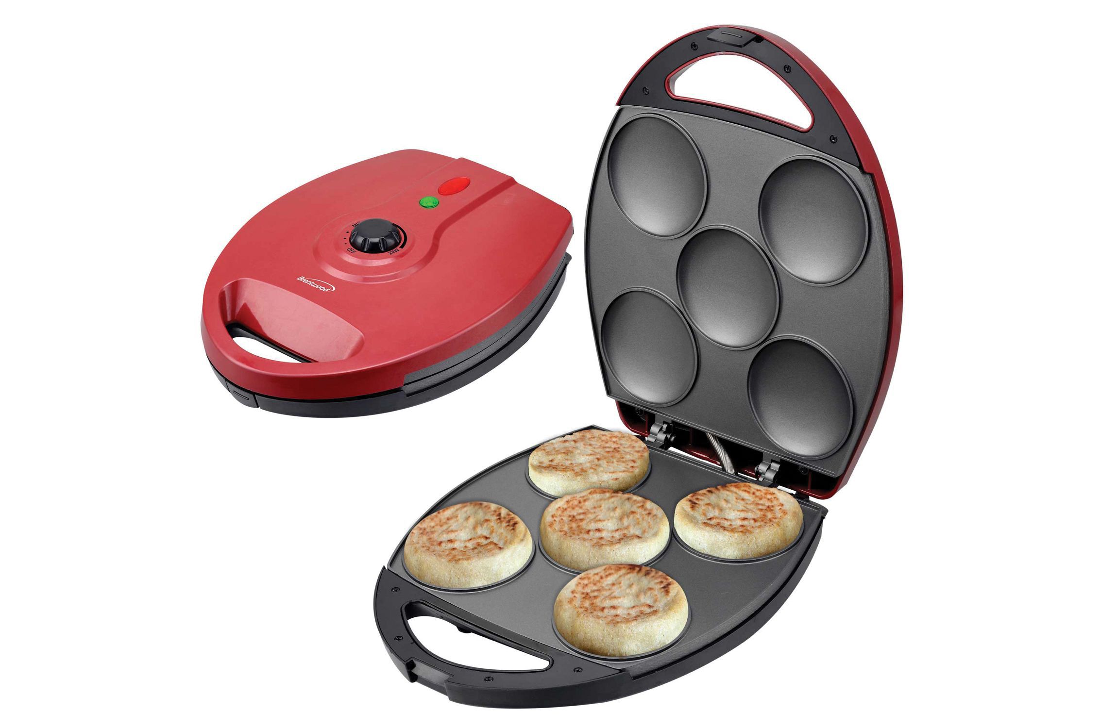 1,200-Watt 5-Piece Nonstick Arepa Maker