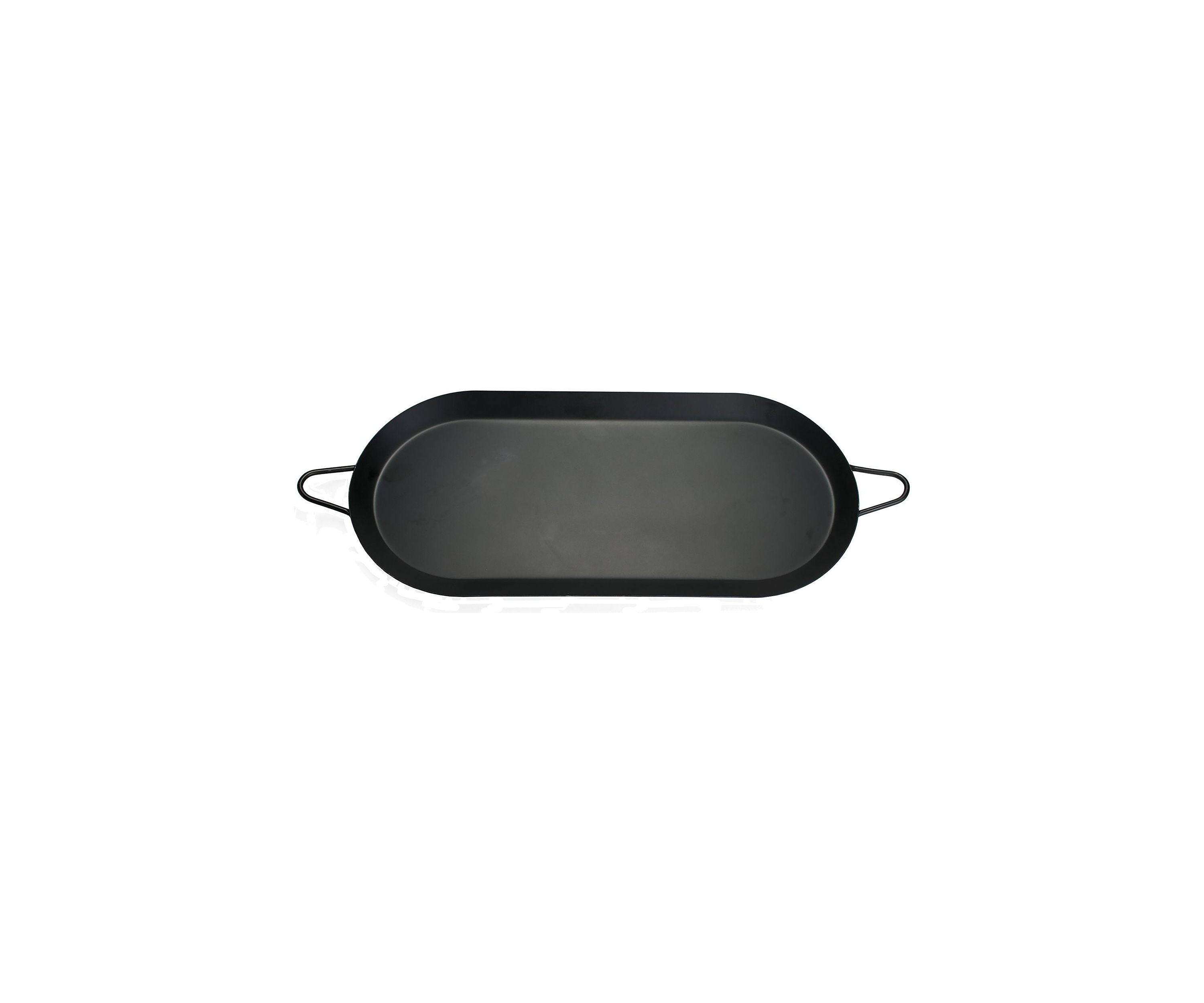 Carbon Steel Nonstick Comal Griddle (18 Inch x 8.5 Inch, Double Burner)
