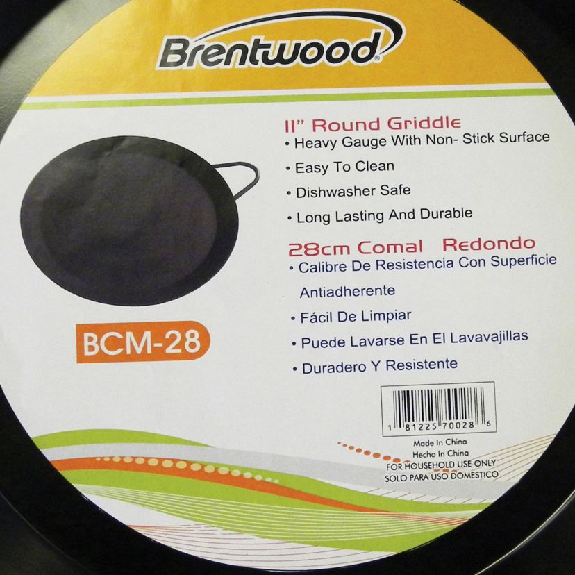 Carbon Steel Nonstick Round Comal Griddle (11-In.)
