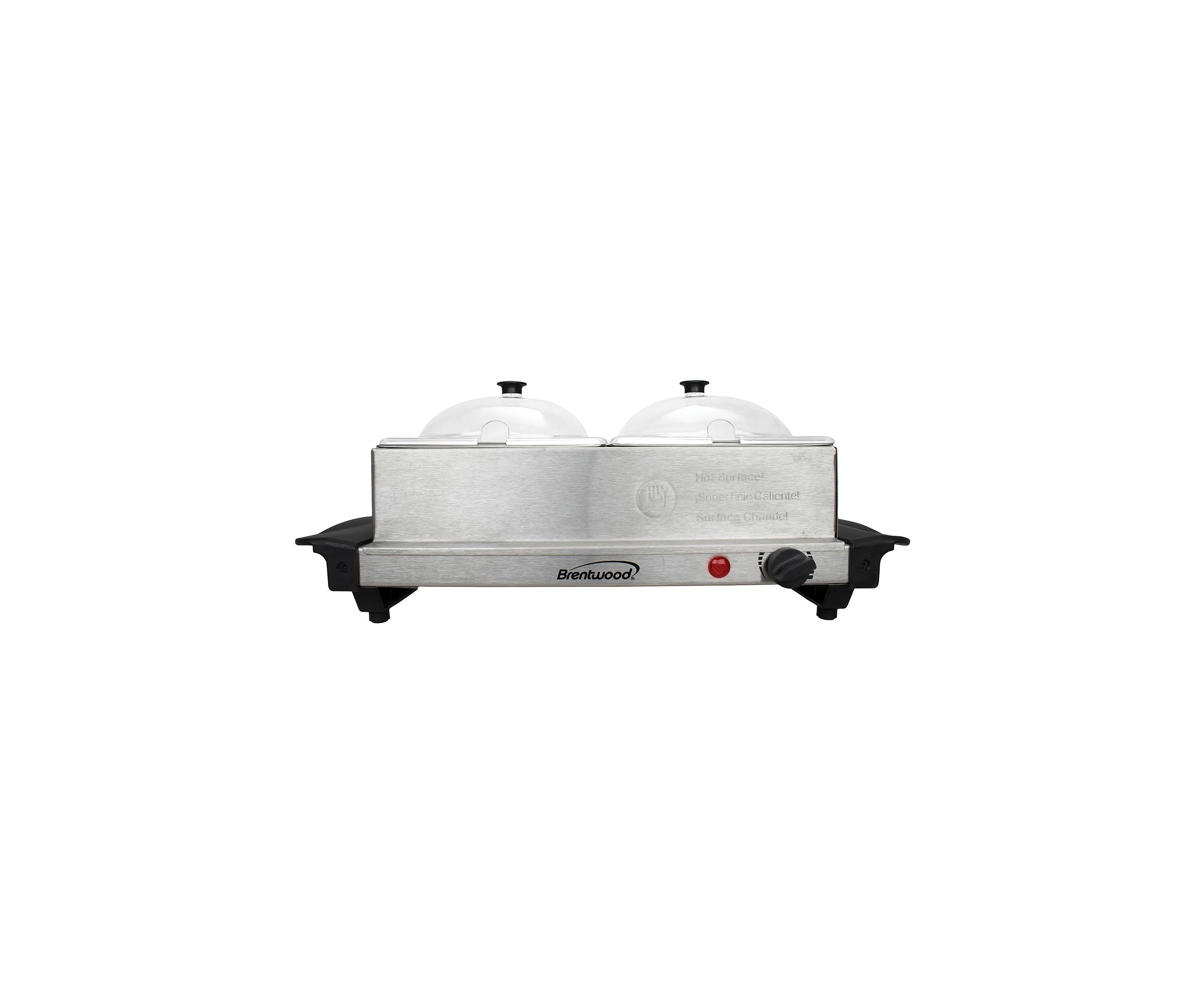 3-Quart 2-Pan Buffet Server and Warming Tray