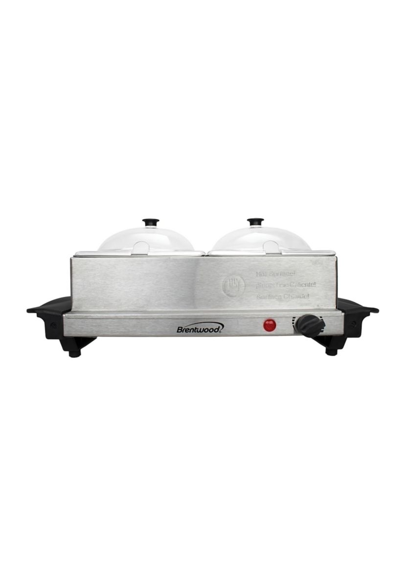 3-Quart 2-Pan Buffet Server and Warming Tray