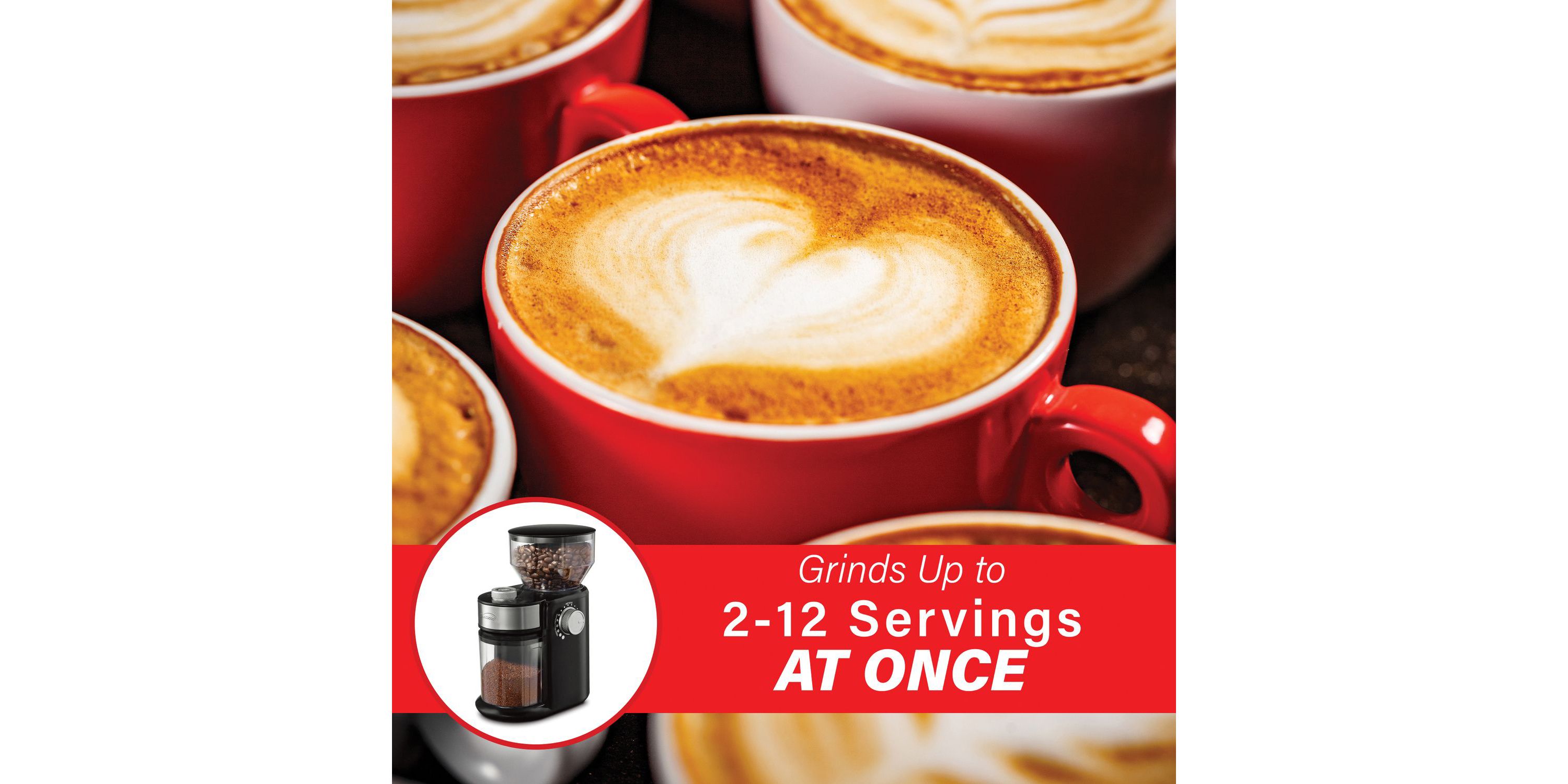 8-Oz. 150-Watt Automatic Burr Coffee Bean Grinder Mill