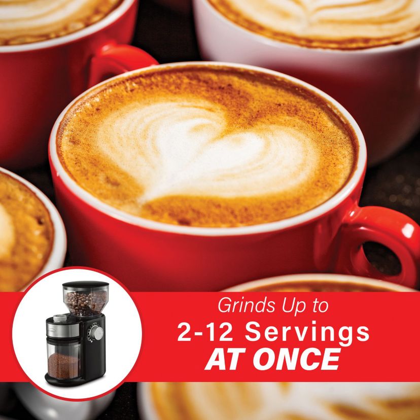 8-Oz. 150-Watt Automatic Burr Coffee Bean Grinder Mill