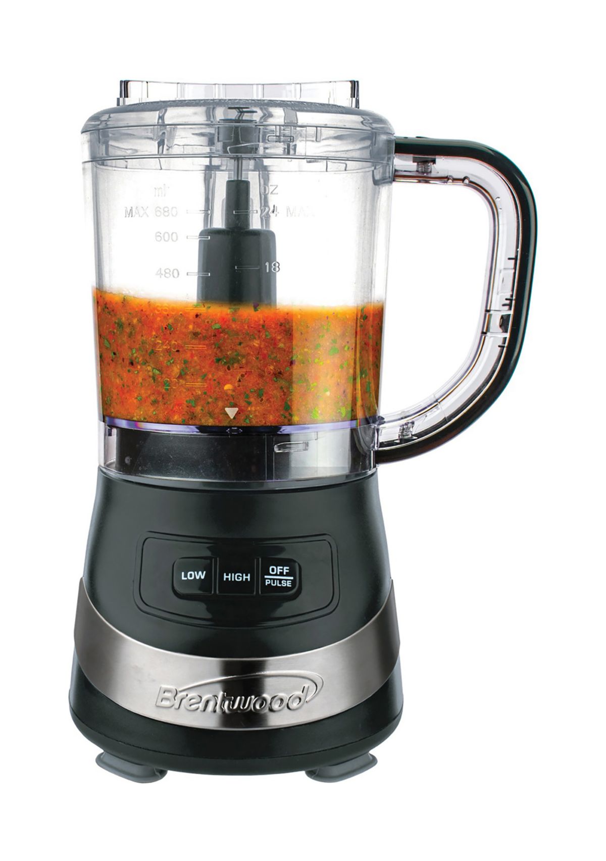  3-Cup Food Processor (Black) 