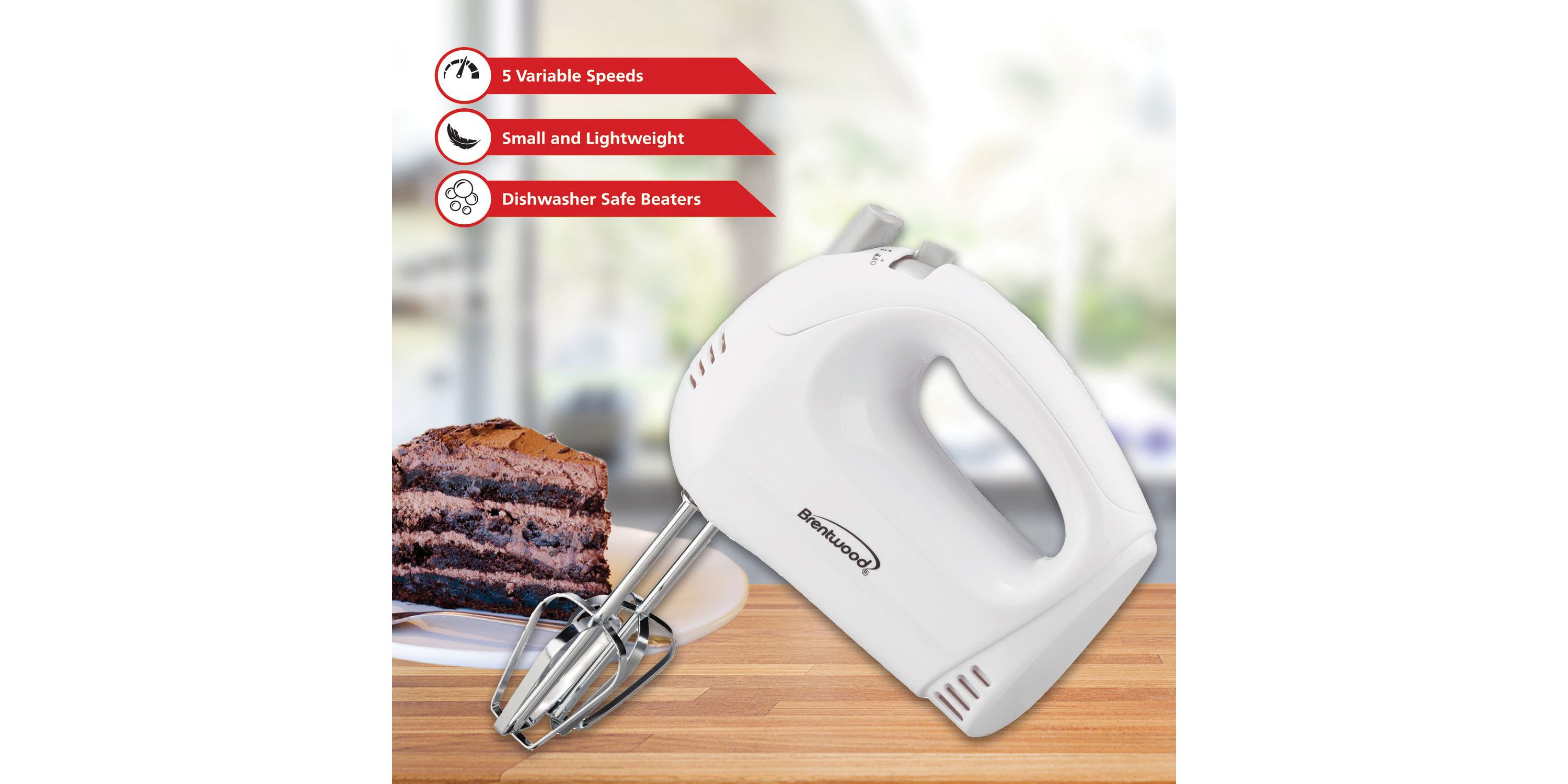 150-Watt 5-Speed Hand Mixer