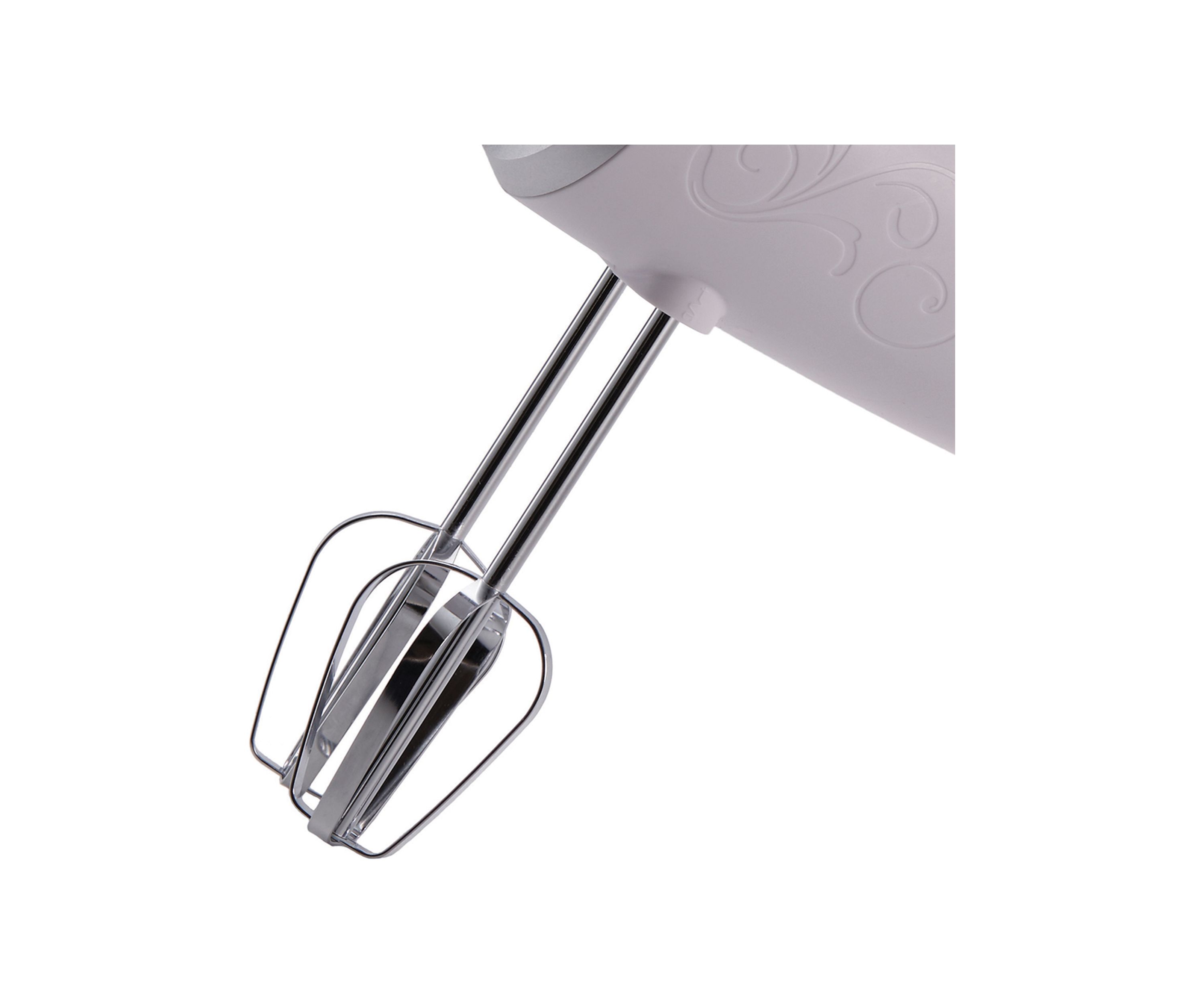  Lightweight 5-Speed Electric Hand Mixer (White) 