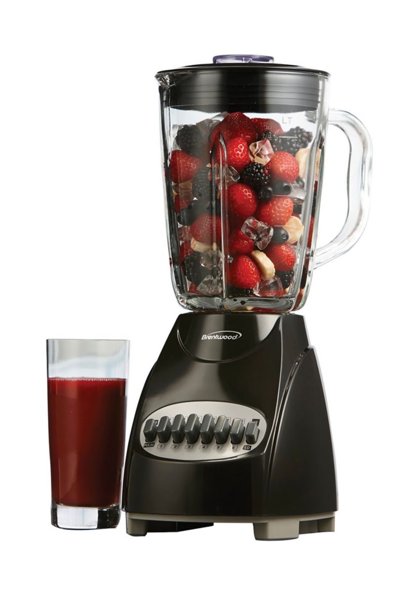 42-Ounce 12-Speed + Pulse Electric Blender with Glass Jar (Black)