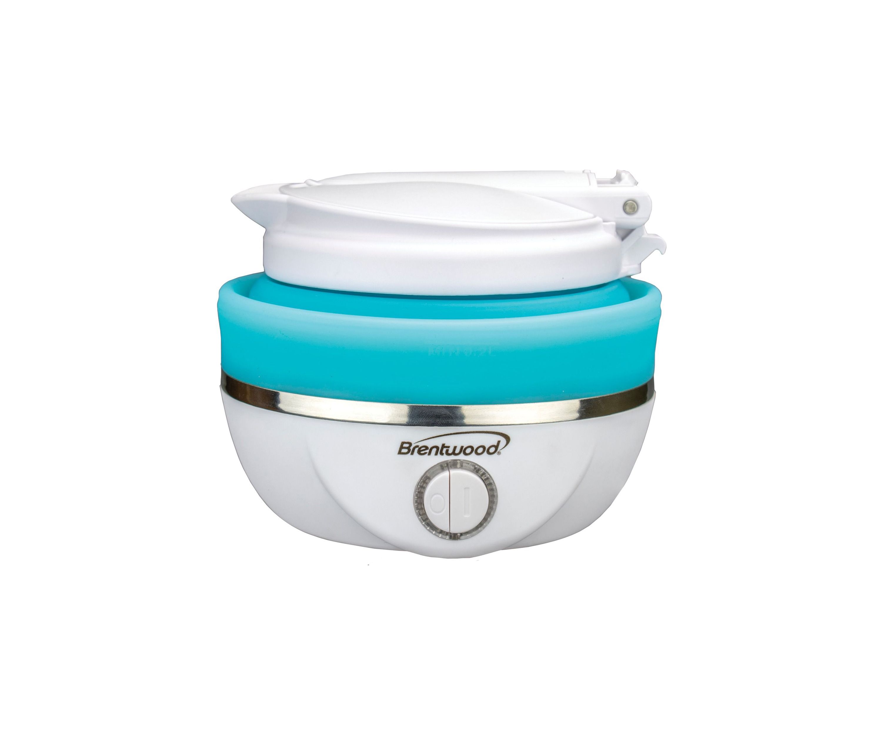 .85-Quart Dual-Voltage Collapsible Travel Kettle (Blue)