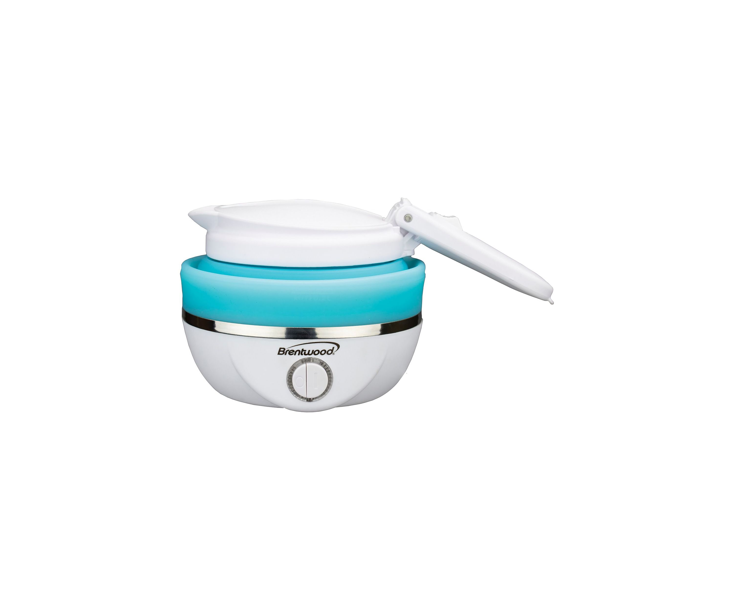 .85-Quart Dual-Voltage Collapsible Travel Kettle (Blue)