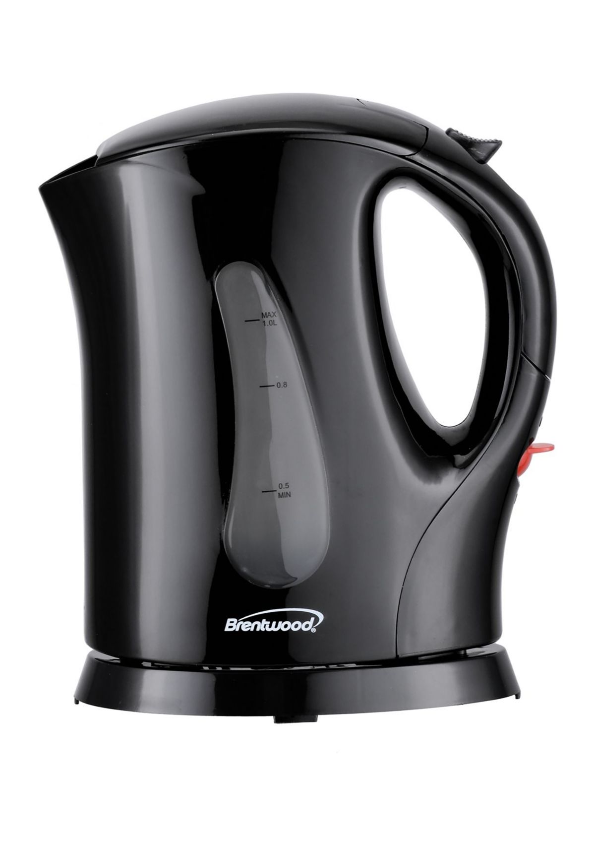 BPA-Free 1-Liter Cordless Electric Kettle (Black)