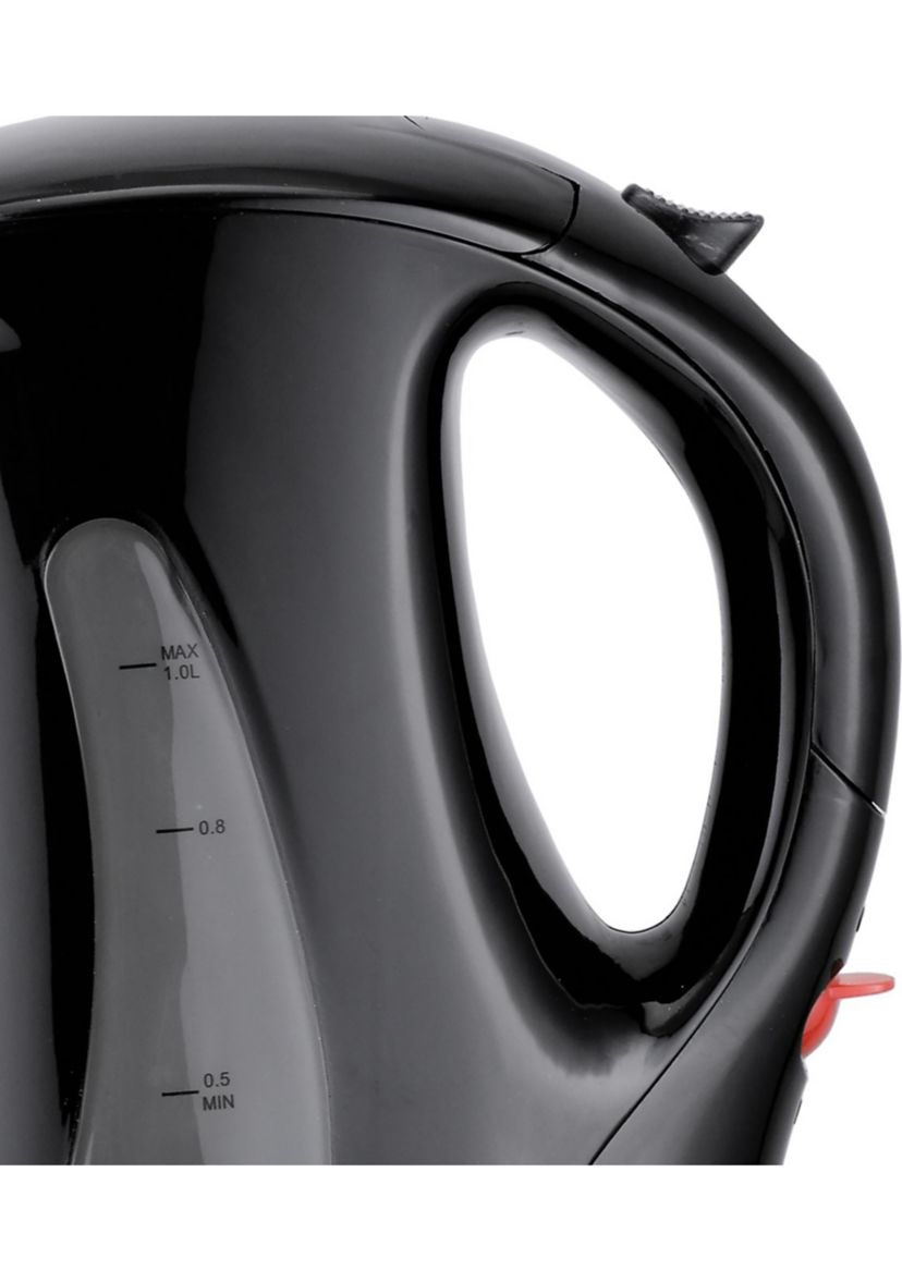 BPA-Free 1-Liter Cordless Electric Kettle (Black)