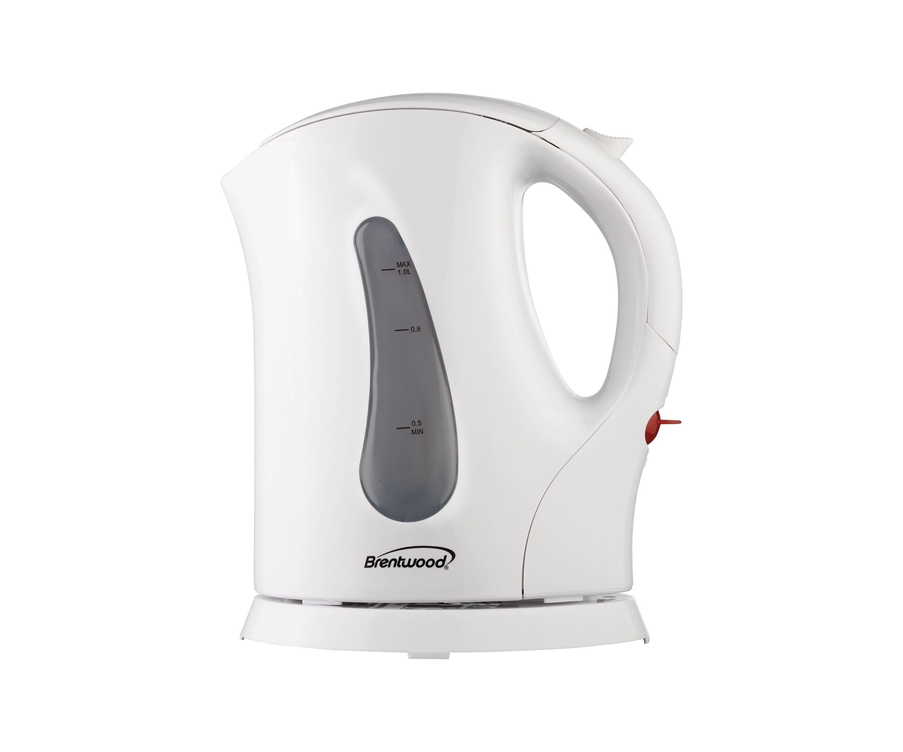 BPA-Free 1-Liter Cordless Electric Kettle (White)