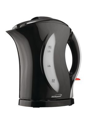 Brentwood 1.7-Liter Cordless Electric Tea Kettle, Black