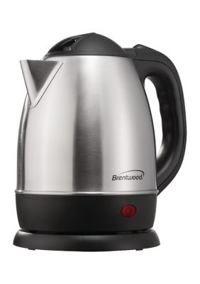 Brentwood Appliances 1.7-Liter Stainless Steel Cordless Electric Kettle (Brushed Stainless Steel)