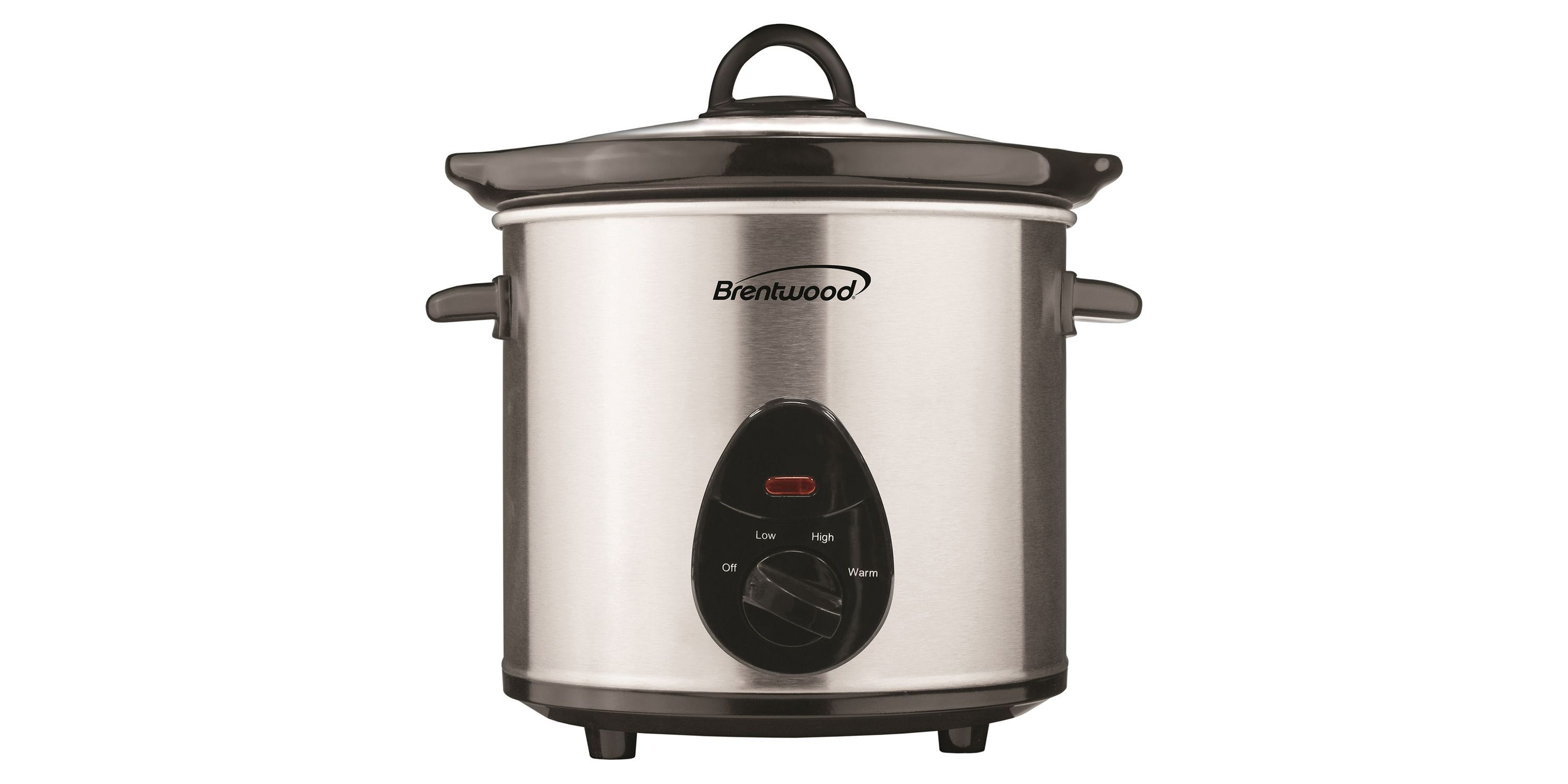 3-Qt. 170-Watt Stainless Steel Slow Cooker (Metallic)