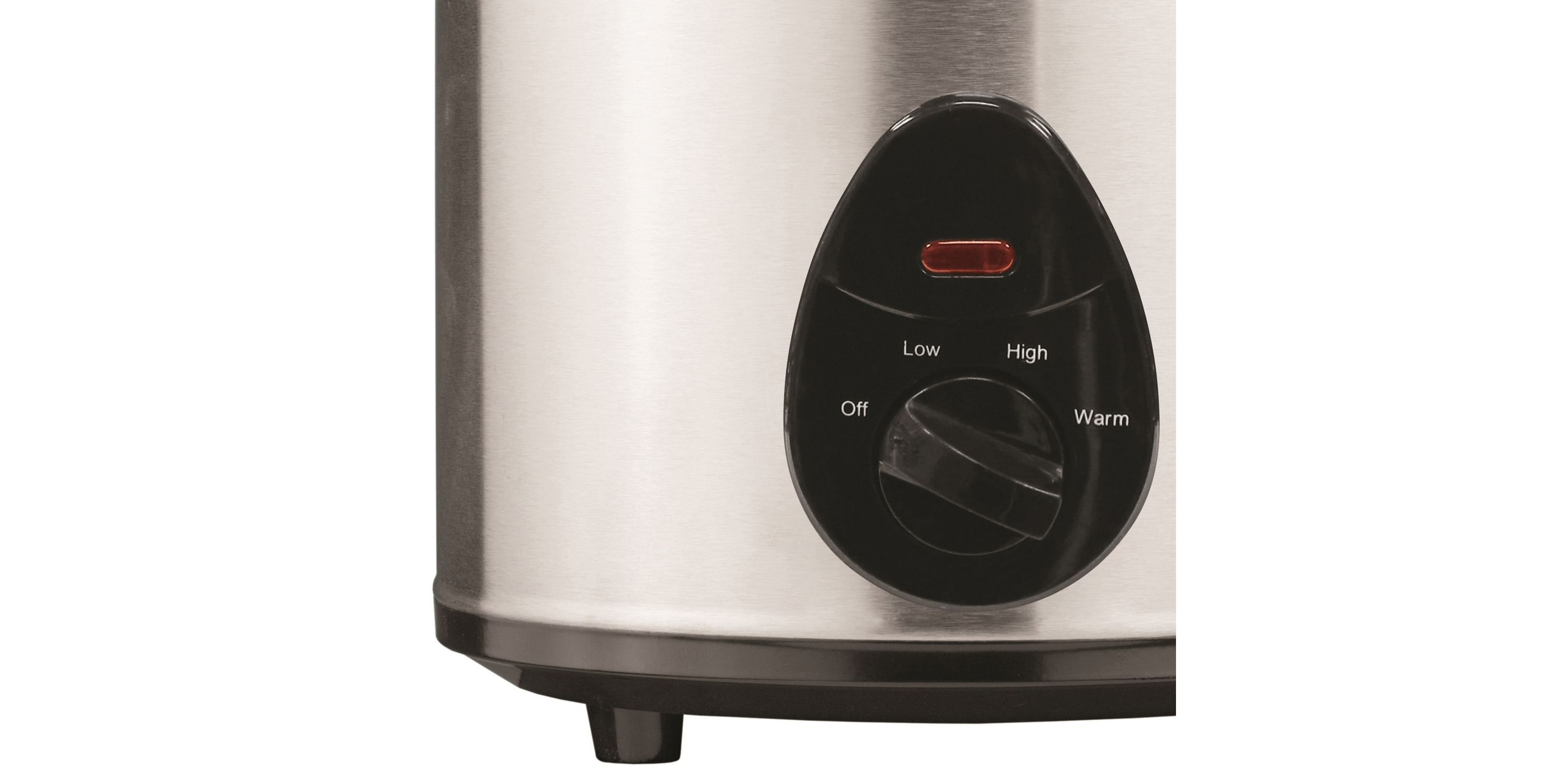 3-Qt. 170-Watt Stainless Steel Slow Cooker (Metallic)