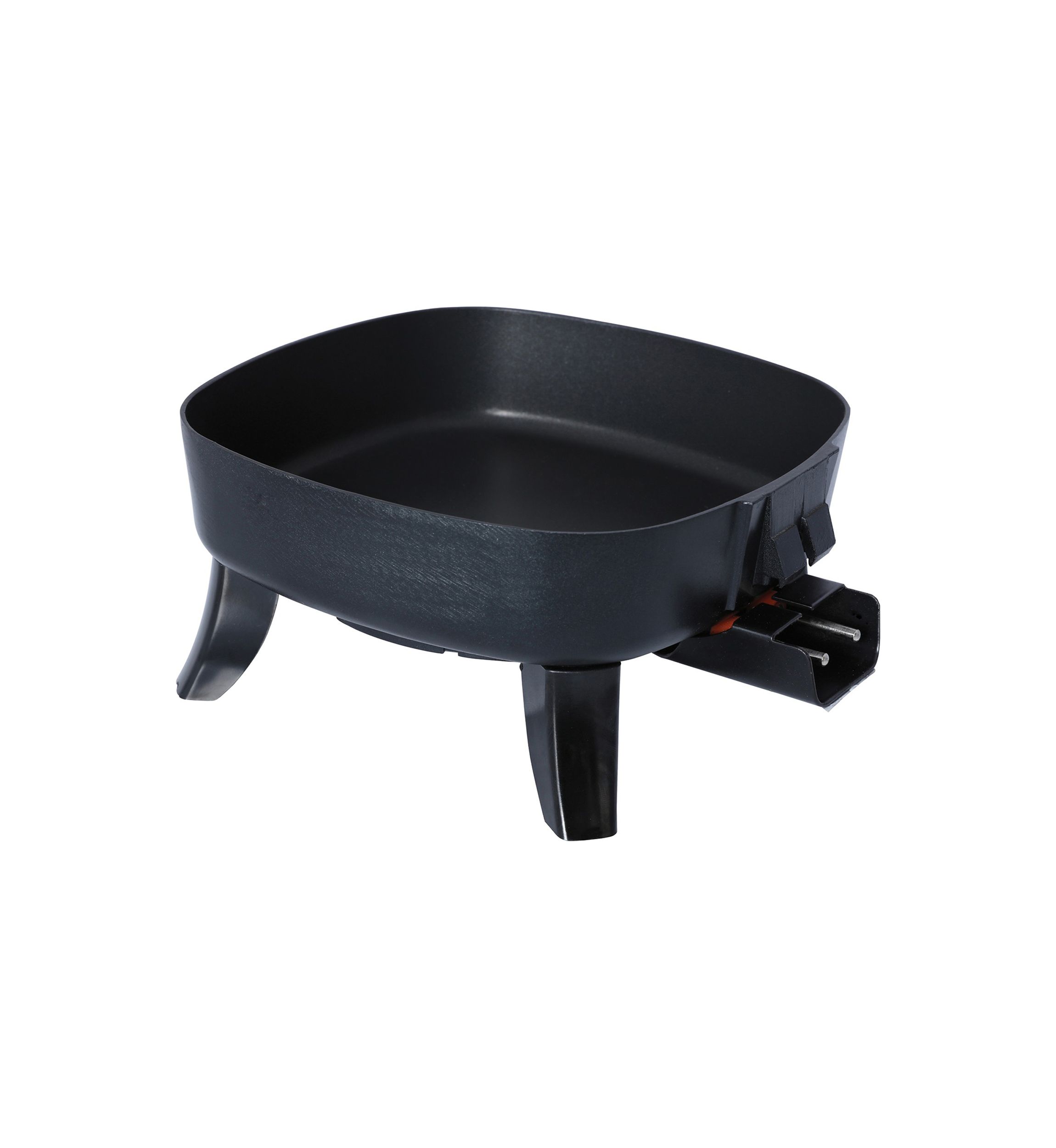  Nonstick Electric Skillet with Glass Lid (600W; 6") 