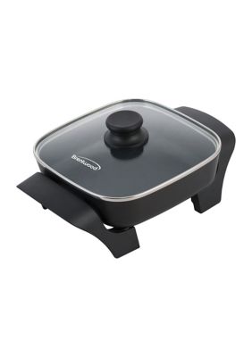 Brentwood 8-Inch Nonstick Electric Skillet with Glass Lid