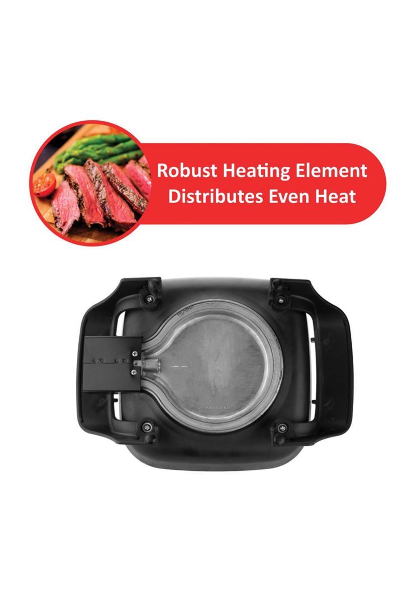 8-Inch Nonstick Electric Skillet with Glass Lid