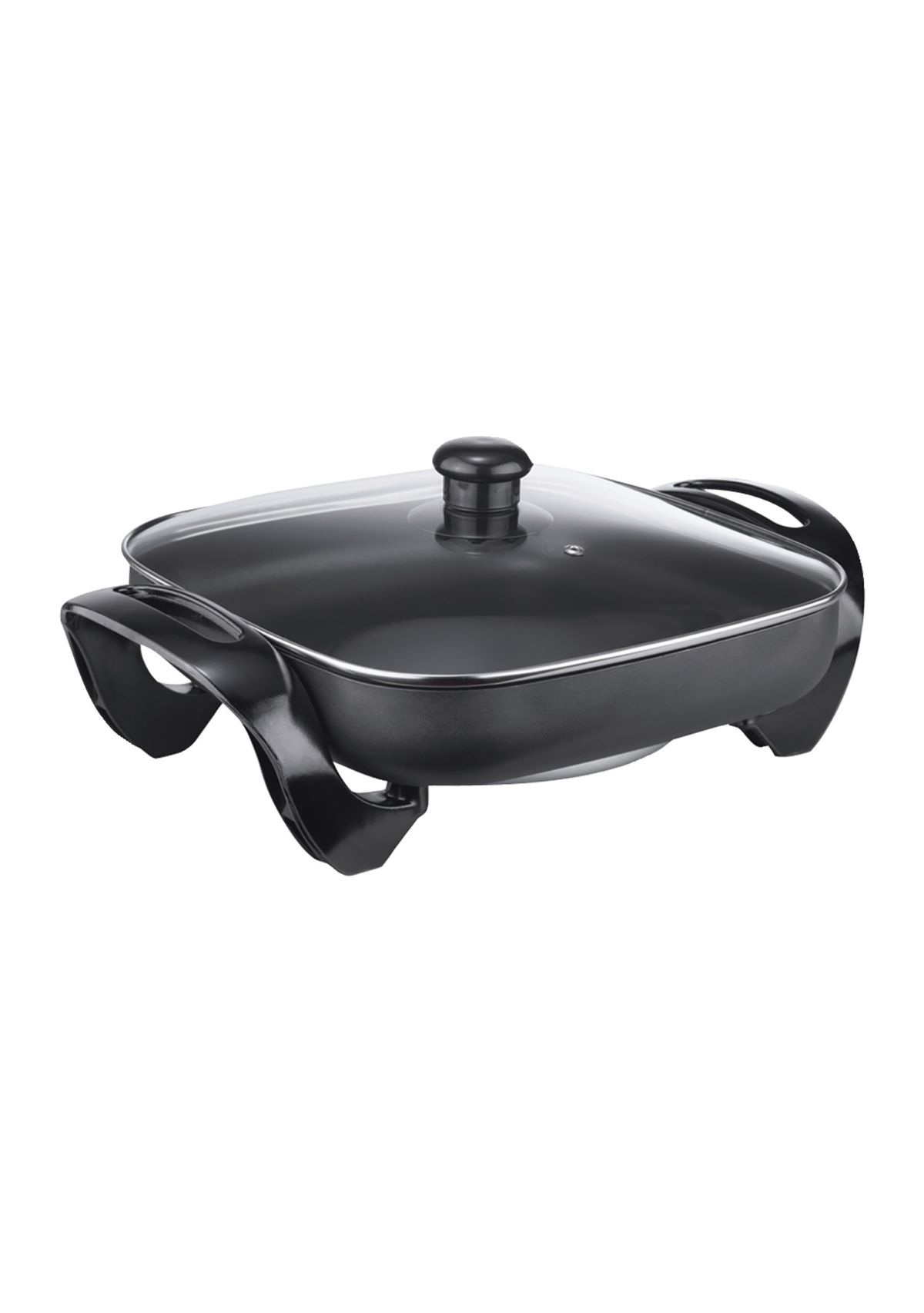  Nonstick Electric Skillet with Glass Lid (1,300W; 12 Inch) 