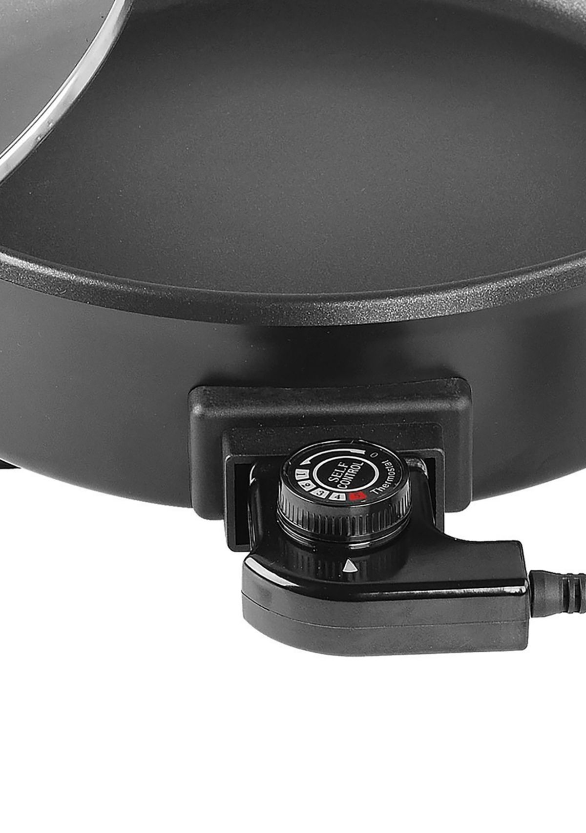 12-Inch Round Nonstick Electric Skillet with Vented Glass Lid